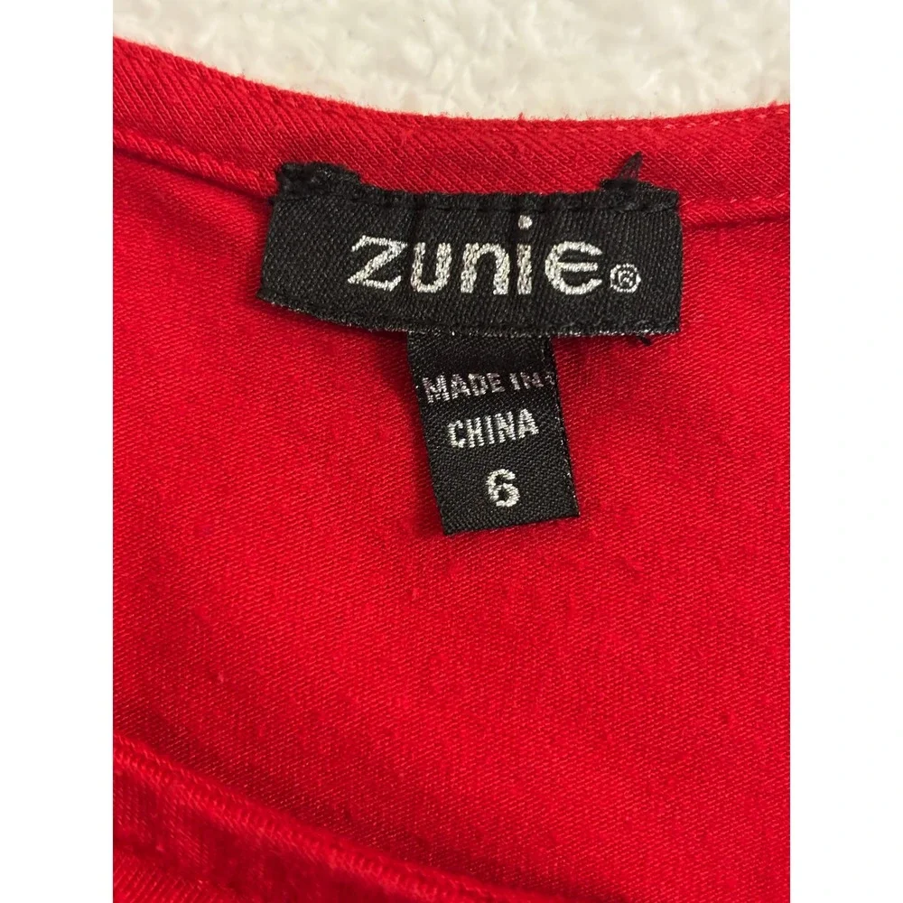 Zunie festive red
